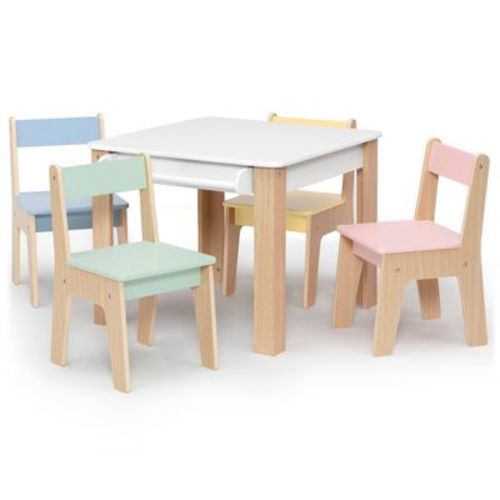 GapKids 5pc Table and Chair Set - Pastel