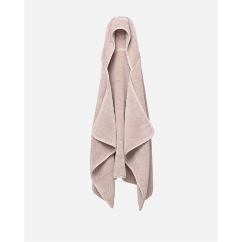 The Ribbed Hooded Towel / Rose