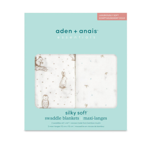 aden + anais healing nature silky soft muslin 2 pack