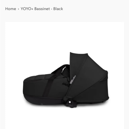 YOYO+ Bassinet - Black