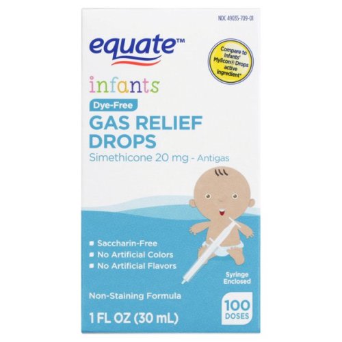 Equate Infants Dye-Free Gas Relief Drops, 1 fl oz