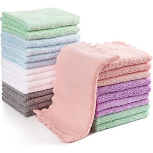 Cute Castle 2 Pack Hooded Baby Towel Rayon Made from Bamboo and 8  Washcloths - Soft Bath Towel for Bathtub for Newborn, Infant - Ultra  Absorbent