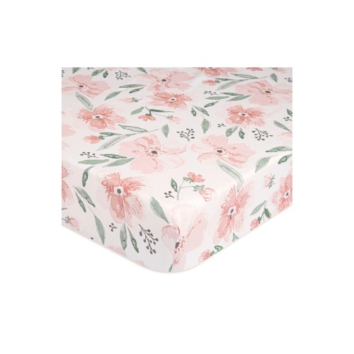 Cotton Sateen Fitted Crib Sheet