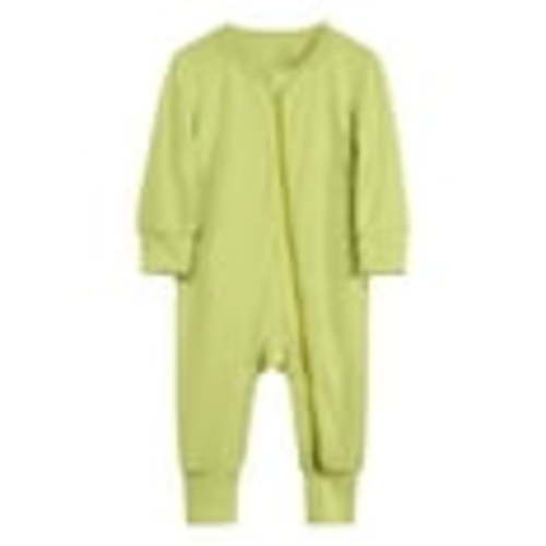 eileial Newborn Baby Boys Fall Clothes Ribbed Solid Long Sleeve Romper Jumpsuits Footed Sleep and Play, Green