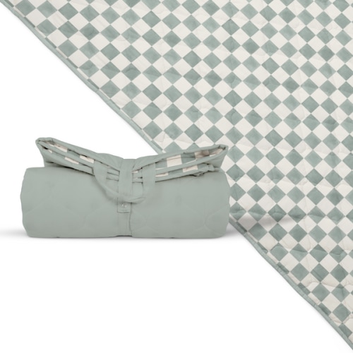 Checker Matcha Picnic / Beach Blanket