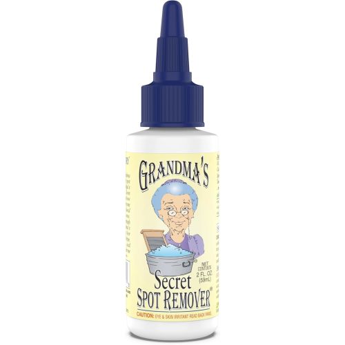Grandma's Secret Spot Remover - Chlorine, Bleach and Toxin-Free Stain Remover - Stain Remover for Clothes - Fabric Stain Remover Removes Oil, Paint, Blood and Pet Stains – 2 Ounce, 6 Pack