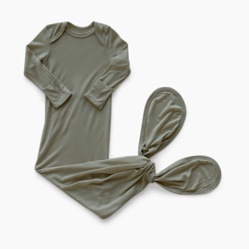 Solly Baby Sleep Gown - Sage Grey, 0-3 months