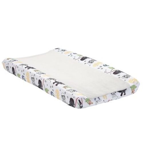 Lambs & Ivy Star Wars Classic Changing Pad Cover - Yoda/Darth Vader/R2-D2/C-3PO