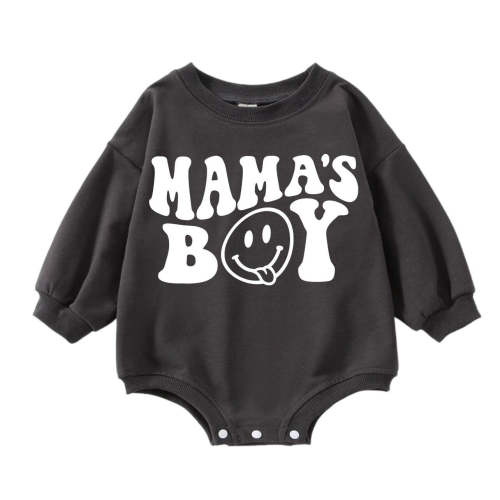 Mama’s Boy Oversized Sweatshirt Romper