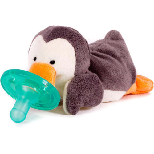 Wubbanub Pacifier Grey Penguin – Tadpole