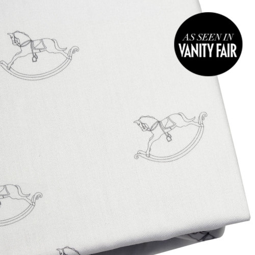 Rocking Horse Crib Fitted Sheet | Pemberley Rose
