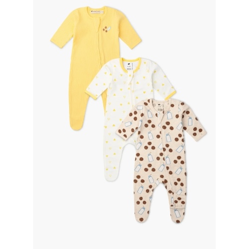 Monica + Andy - 3-Pack Zip One-Piece