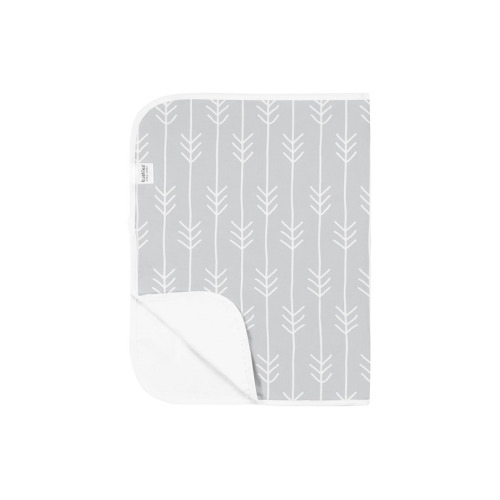 Kushies Baby Flannel Waterproof Flat Canging Pad Liner Grey One Direction