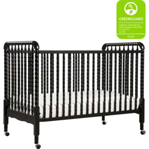 Jenny Lind 3-in-1 Convertible Crib, Ebony - DaVinci | Maisonette