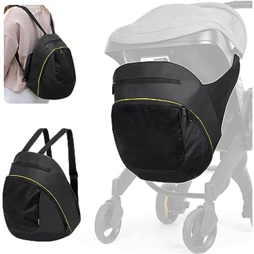 Upperkids Storage Bag Compatible with Doona Infant Car Seat Stroller, Stroller Accessories, Large Capacity Diaper Bag, Easy Access Zipper Design, Wearable Backpack, Stroller Organizer Bag, All Day Bag
