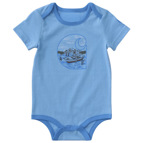 Carhartt Fishing Buddy Short-Sleeve Bodysuit for Babies