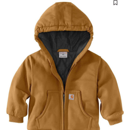 Carhartt Infant Boys' Insulated Hooded Canvas Jacket | Sheplers