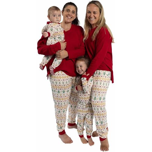Burt's Bees Baby Baby Womens Family Jammies, Matching Holiday Pajamas, Organic Cotton PJs