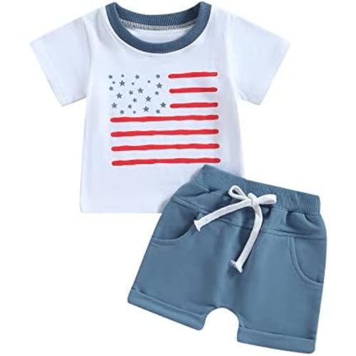 Ledy Champswiin Toddler Boy Clothes Baby Summer Outfit Dinosaur Letter Print Cotton Tops+Grey Elastic Shorts 2pcs