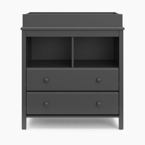 Storkcraft Alpine 2 Drawer Changing Chest - Gray