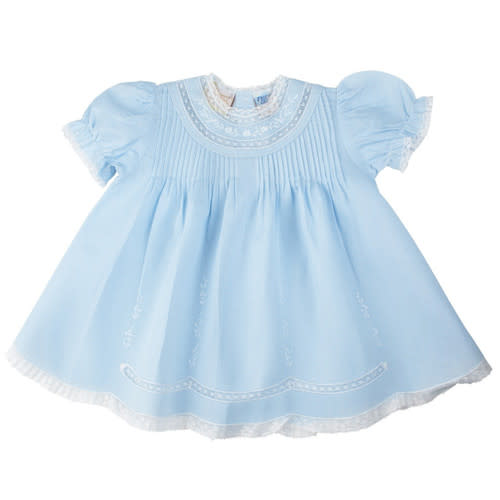 Baby Girl Pink & Blue Slip Dress | Feltman Brothers