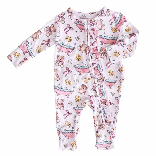 Girl Ruffle Zipper Footies | Best Sellers