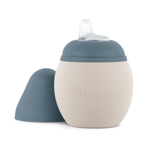 Bubble Élhée: "Light and Unbreakable" Evolving Cup Sand/Blue