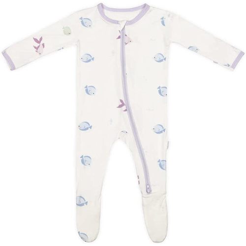 Bamboo Little Soft Baby Bamboo Footie Pajamas, Zipper Closure, 0-24 Months