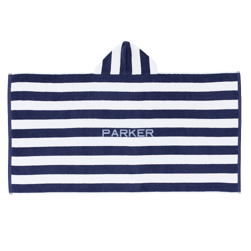 Rugby Stripe Kid Hooded Towels