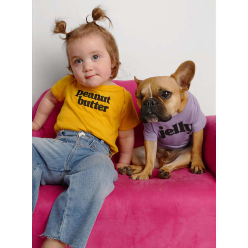 Peanut Butter + Jelly (2-Pack) Baby + Dog Set