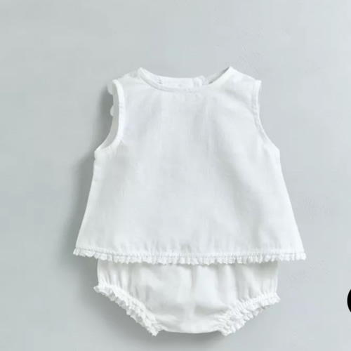 LINEN LACE SHIRT AND BLOOMERS SET - Oyster-white | ZARA United States