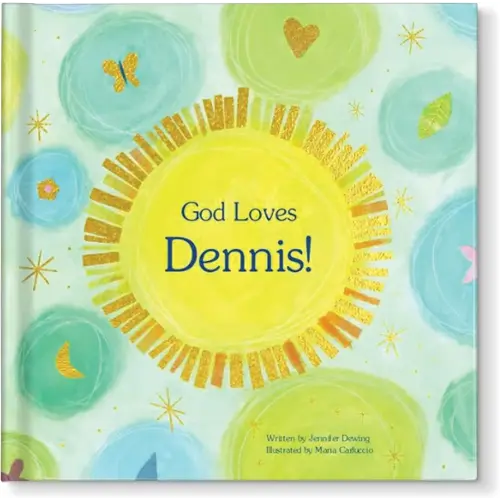 God Loves You! Personalized Book Gold Foil Edition | Hardcover (Gold Foil Cover) | 8.5" x 8.5" | I See Me!