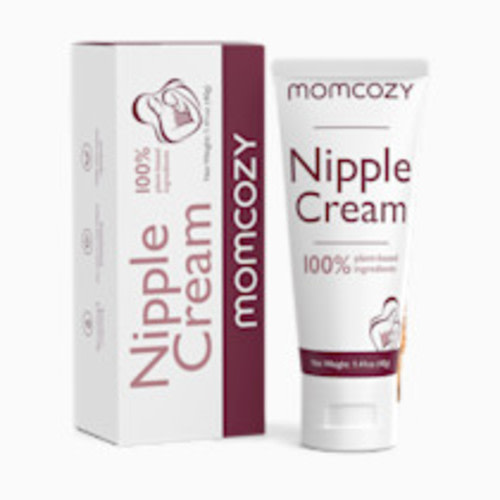 Momcozy 100% Natural Nipple Cream, Vegan Lanolin-free Nipple Butter - White