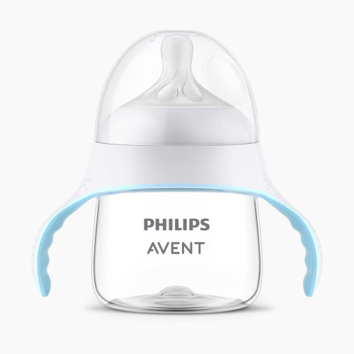 Philips Avent Natural Trainer Sippy Cup with Fast Flow Nipple and Soft Spout - Clear, 5 Oz