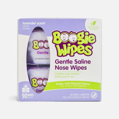 Boogie Wipes Lavender, Dual Pack, 2/45 ct.