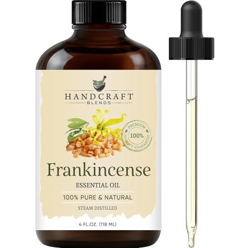 Handcraft Blends Frankincense Essential Oil – Huge 4 Fl Oz – 100% Pure and Natural – Premium Grade Essential Oil for Diffuser and Aromatherapy, Skin, Massage, Candle and Soap Making Fragrance