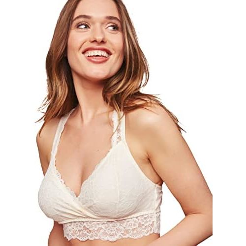 Motherhood Maternity Women's Lace Racerback Nursing Sleep Bralette