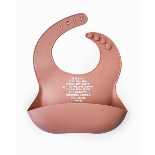 Meal Blessing Silicone Bib