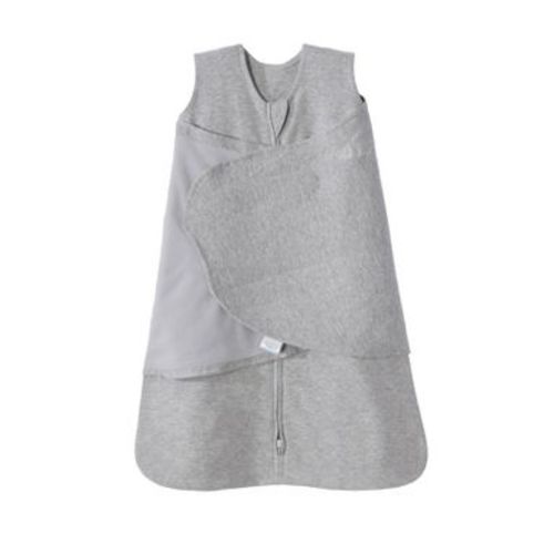 HALO Innovations Sleepsack 100% Cotton Swaddle Wrap - Heather Gray - S