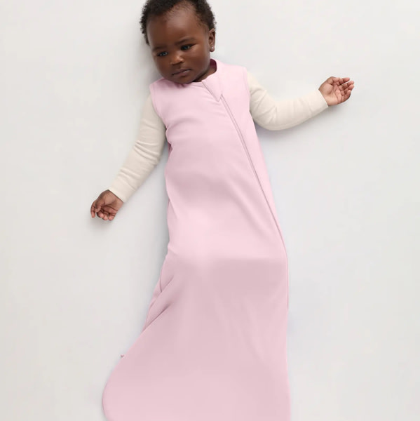 Bamboo Sleep Bag 1.0 TOG in Pale Pink