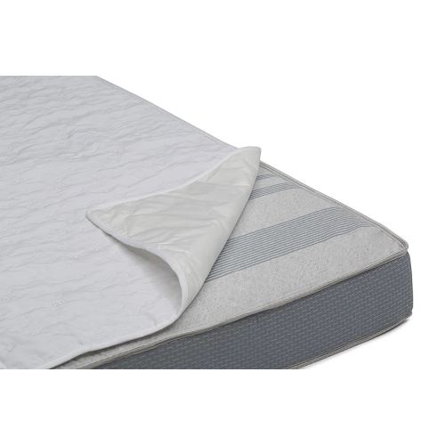 Serta Sertapedic Crib Mattress Liner Pads (Pack of 2) - 100% Waterproof with Nanotex Technology - Ideal for Potty Training - Washable (White)