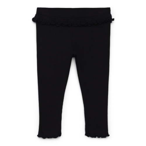 Garanimals Baby Girl Ruffle Trim Ribbed Leggings, Sizes 0M-24M