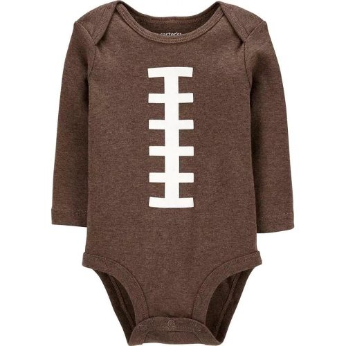 Carter's Baby Boy's Thanksgiving Football Long Sleeve Bodysuit