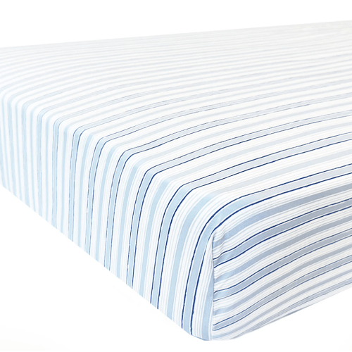 Martha Blue Crib Sheet