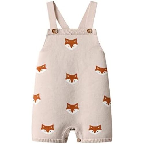 Infant Baby Knit Romper Overalls Clothing Unisex Cute Love One-Pieces Jumpsuit Outfit Clothes Outfits