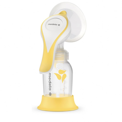 Medela Harmony Manual Breast Pump, Compact Swiss Design with PersonalFit Flex Shields and Medela's 2-Phase Expression Technology