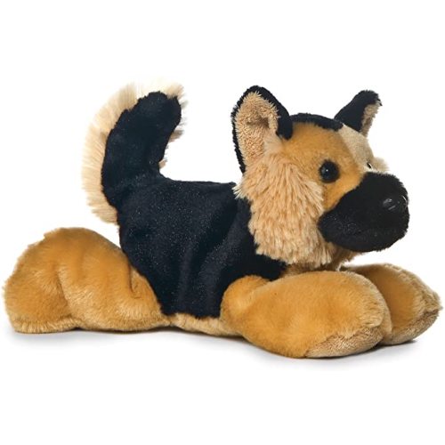 Aurora® Adorable Mini Flopsie™ Shep™ Stuffed Animal - Playful Ease - Timeless Companions - Black 8 Inches