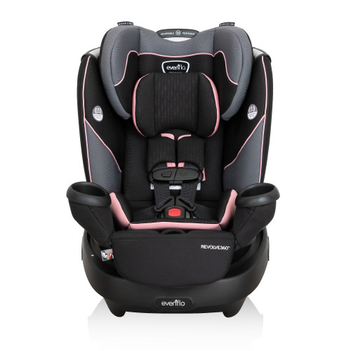 Evenflo Revolve360 Rotational All-In-One Convertible Car Seat, Ainsley Pink