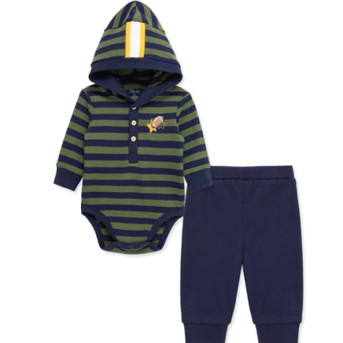 Football Bodysuit & Pant Set (3M-12M)