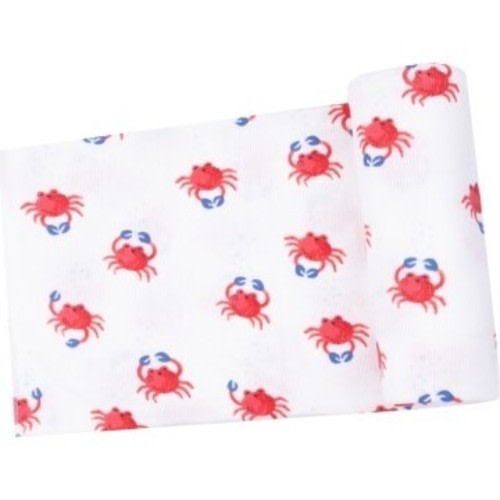 Swaddle Blanket, Crabby Cuties - Angel Dear | Maisonette